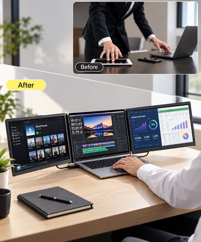 Monitor Doble Portátil