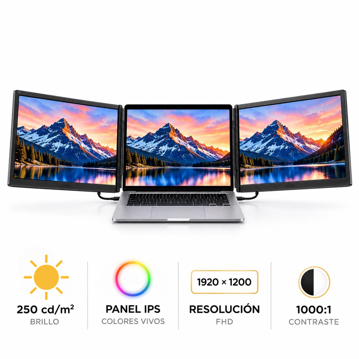 Monitor Doble Portátil